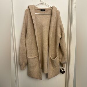 beryll hooded cashmere cardigan